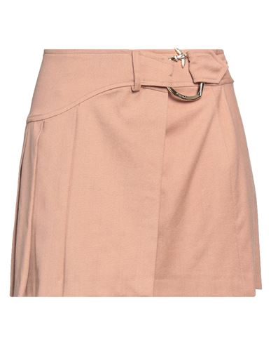 Pinko Woman Mini Skirt Blush Size 6 Wool, Polyester, Viscose, Elastane