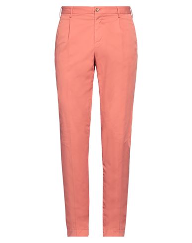 Shop Incotex Man Pants Salmon Pink Size 40 Cotton, Elastane