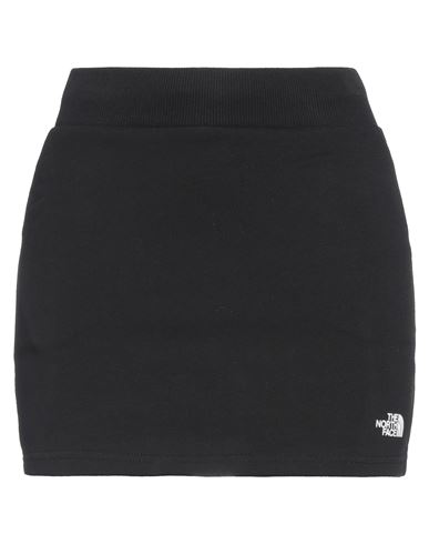 Shop The North Face Woman Mini Skirt Black Size L Cotton