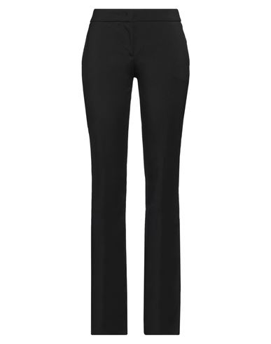 Blumarine Woman Pants Black Size 8 Virgin Wool, Elastane, Viscose, Polyester In Black