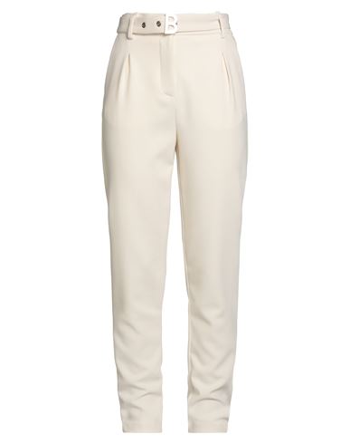Blugirl Woman Pants Cream Size 8 Polyester, Viscose, Elastane In White