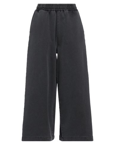 Motel Woman Jeans Steel Grey Size M Cotton, Polyester, Elastane In Black