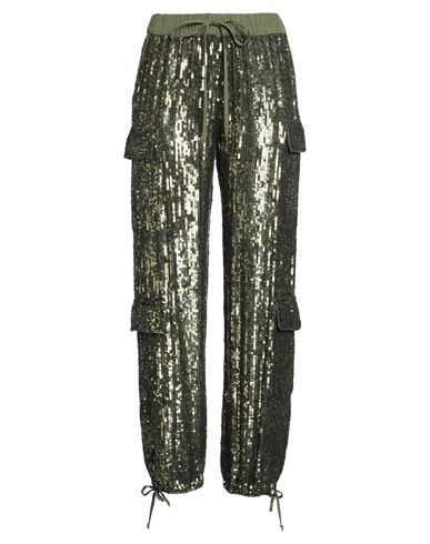 P.a.r.o.s.h P. A.r. O.s. H. Woman Pants Military Green Size M Viscose, Pvc - Polyvinyl Chloride