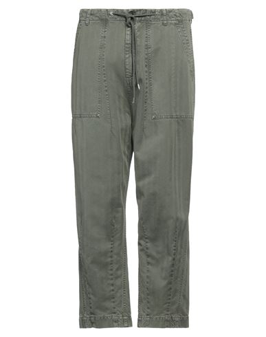 Shop The Seafarer Man Pants Military Green Size 34 Cotton