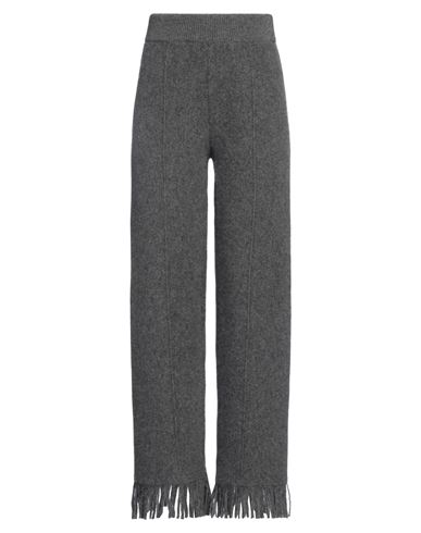 Alanui Woman Pants Grey Size M Cashmere, Silk, Polyester In Gray