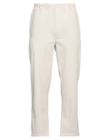 Shop Xagon Man Pants Ivory Size Xl Cotton, Elastane In White