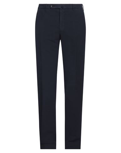 Incotex Man Pants Midnight Blue Size 36 Cotton, Elastane In Blue