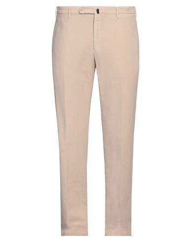 Incotex Men's High Cotton Doeskin Pants In Beige