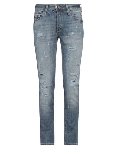 Jack & Jones Man Jeans Blue Size 31w-32l Cotton, Polyester, Elastane