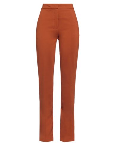 Jucca Woman Pants Rust Size 6 Viscose, Polyamide, Elastane In Red