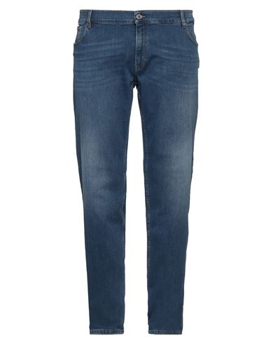 Trussardi Man Jeans Blue Size 29 Cotton, Elastane In Gray