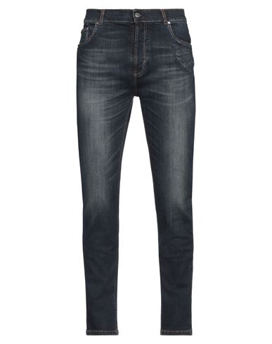 Shop Grey Daniele Alessandrini Man Jeans Blue Size 34 Cotton, Elastane