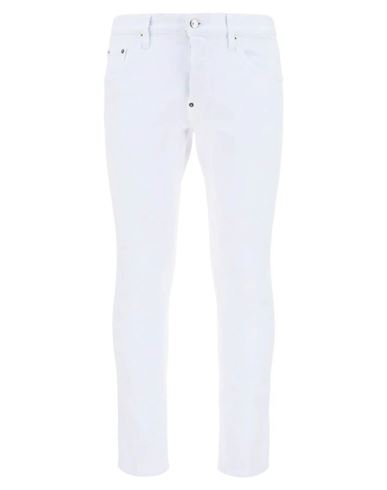 Shop Dsquared2 Jeans Man Jeans White Size 38 Cotton