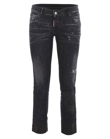 Shop Dsquared2 Jeans Woman Jeans Black Size 8 Cotton