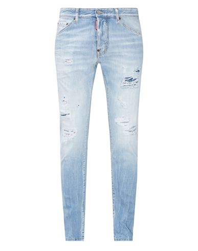 Dsquared2 Jeans Pants Man Jeans Blue Size 32 Cotton