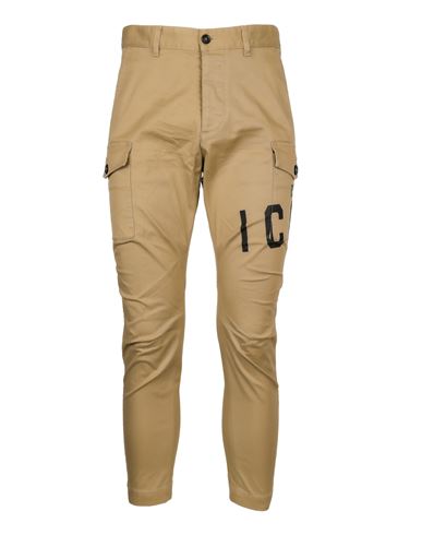 Shop Dsquared2 Trousers Man Pants Brown Size 36 Cotton