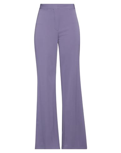 Shop Stella Mccartney Woman Pants Purple Size 4-6 Wool, Elastane