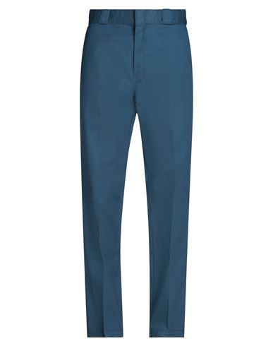 Shop Dickies Man Pants Slate Blue Size 34w-32l Polyester, Cotton
