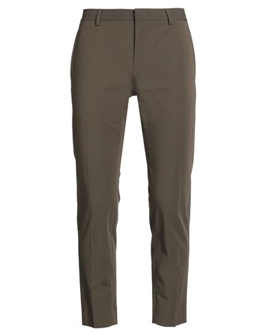 Pt Torino Man Pants Dark Brown Size 32 Cotton, Polyamide, Elastane In Brown