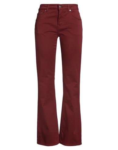 Department Five Department 5 Woman Pants Brick Size 29 Cotton, Elastane In Red