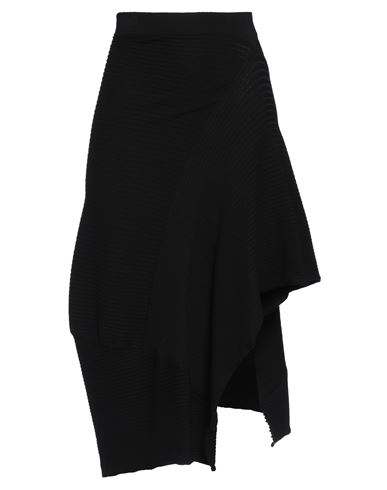Shop Akep Woman Midi Skirt Black Size M Viscose, Polyester, Polyamide