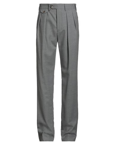 Lardini Man Pants Grey Size 30 Wool, Elastane In Gray