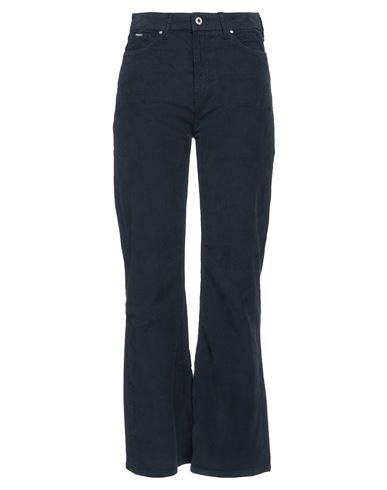 Shop Pepe Jeans Woman Pants Midnight Blue Size 32w-30l Cotton, Elastane