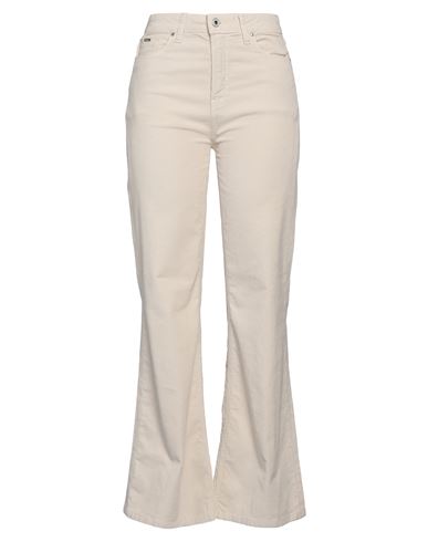 Shop Pepe Jeans Woman Pants Beige Size 31w-30l Cotton, Elastane