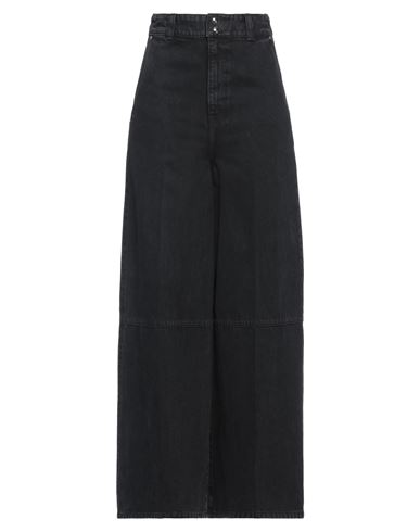 Shop Khaite Woman Jeans Black Size 28 Cotton