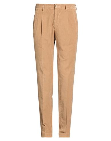 Incotex Man Pants Sand Size 38 Cotton, Elastane In Neutral