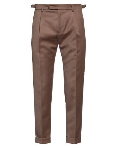 Shop Berwich Man Pants Brown Size 30 Virgin Wool