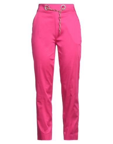Clips Woman Pants Fuchsia Size 8 Cotton, Elastane In Pink