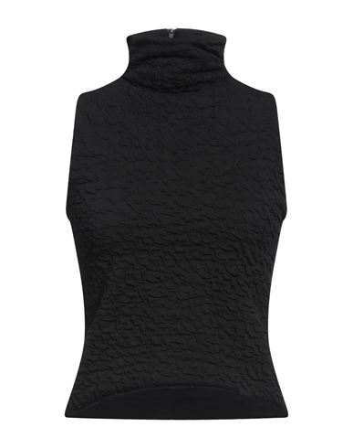 Thom Krom Woman Top Black Size L Cotton, Viscose, Elastane