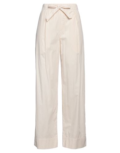 Birkenstock X Tekla Woman Pants Cream Size M Organic Cotton In Neutral