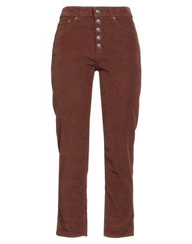 Dondup Woman Pants Brown Size 32 Cotton, Lyocell, Elastane In Brown
