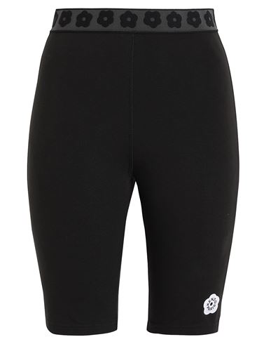 Shop Kenzo Woman Shorts & Bermuda Shorts Black Size L Cotton, Elastane