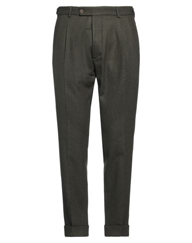 MESSAGERIE MESSAGERIE PATRIZIO PISCAGLIA MAN PANTS MILITARY GREEN SIZE 38 WOOL, POLYESTER 