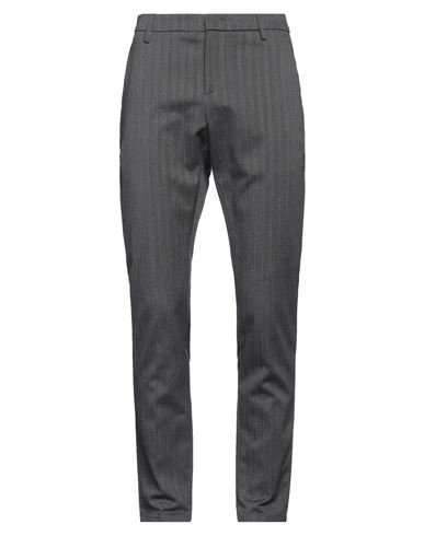 Dondup Man Pants Steel Grey Size 35 Virgin Wool, Cotton, Elastane In Gray