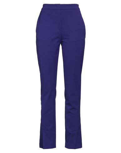 Shop Piazza Sempione Woman Pants Purple Size 12 Virgin Wool, Polyamide, Elastane