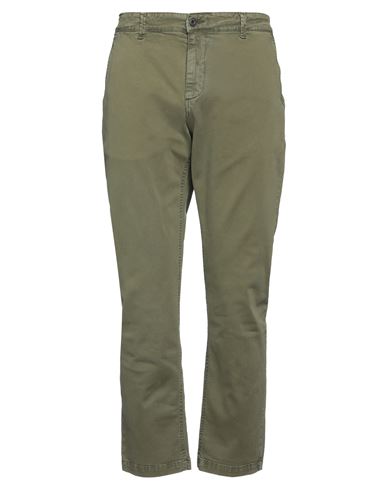 Lyle & Scott Man Pants Military Green Size 32 Cotton, Elastane