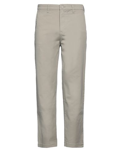 Shop Leesures By Lee Man Pants Grey Size 32w-32l Cotton, Elastane