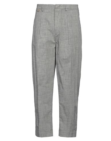 Shop The Seafarer Man Pants Grey Size 34 Cotton, Linen, Elastane