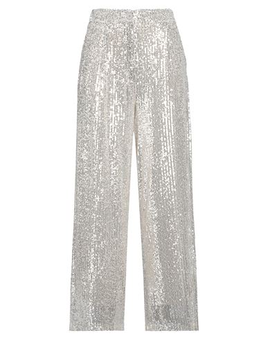 Vicolo Woman Pants Cream Size L Polyester, Elastane In White