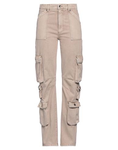 Shop Dolce & Gabbana Woman Jeans Sand Size 6 Cotton In Beige