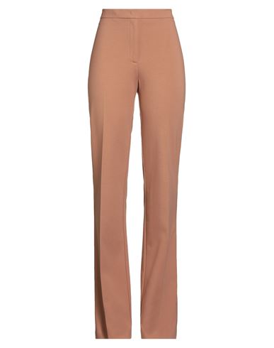 Pinko Woman Pants Camel Size 8 Viscose, Polyamide, Elastane In Pink