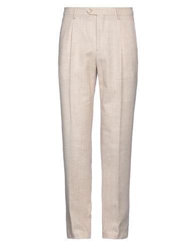 Etro Man Pants Beige Size 36 Alpaca Wool, Polyamide, Linen In Neutral