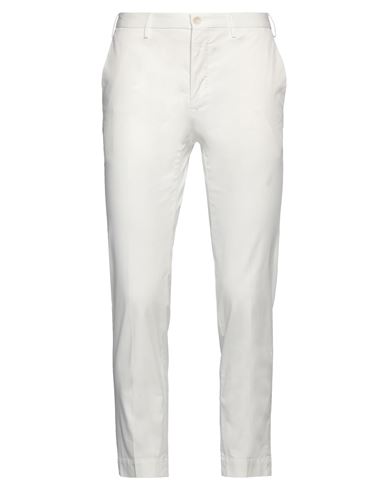 Shop Incotex Man Pants White Size 32 Cotton, Elastane