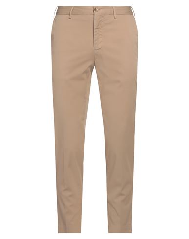 Shop Incotex Man Pants Light Brown Size 38 Cotton, Elastane In Beige