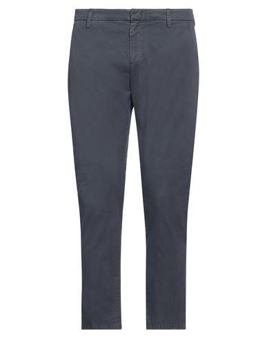 Dondup Gaubert Slim Stretch Cotton Chino Pants In Navy Blue