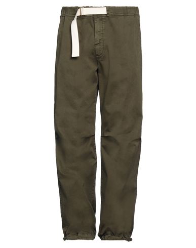 Shop Darkpark Man Pants Military Green Size 34 Cotton, Elastane